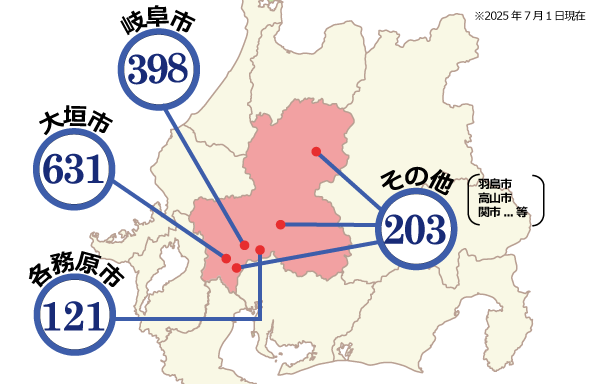 ご相談をいただいたエリア